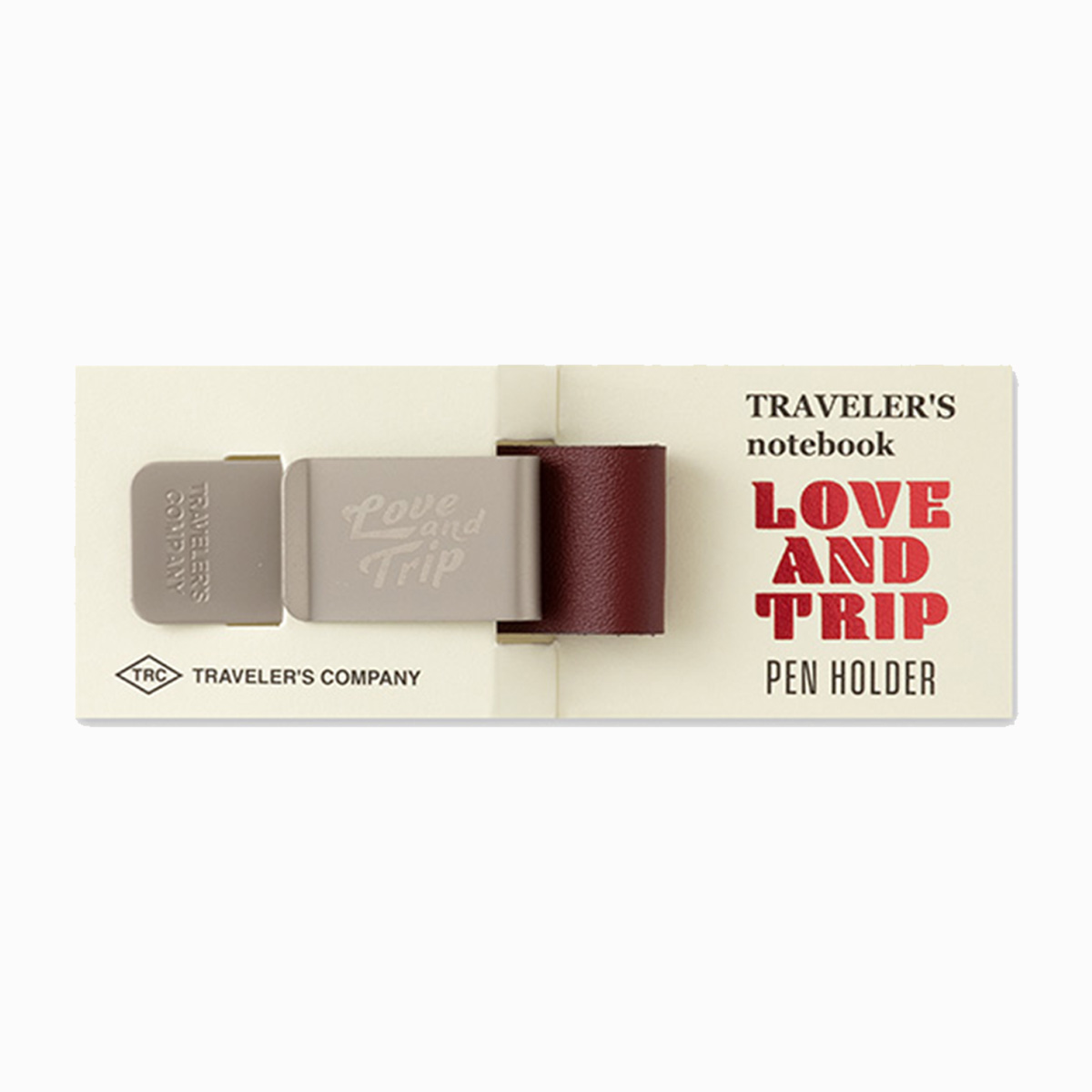 楽天市場】トラベラーズノート ペンホルダー LOVE AND TRIP レッド