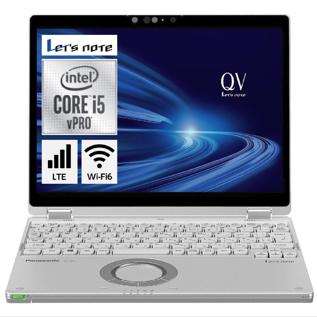 Windowsノート本体 Let's note CF-QV9 i5 8G 256GB LTE Office 中古