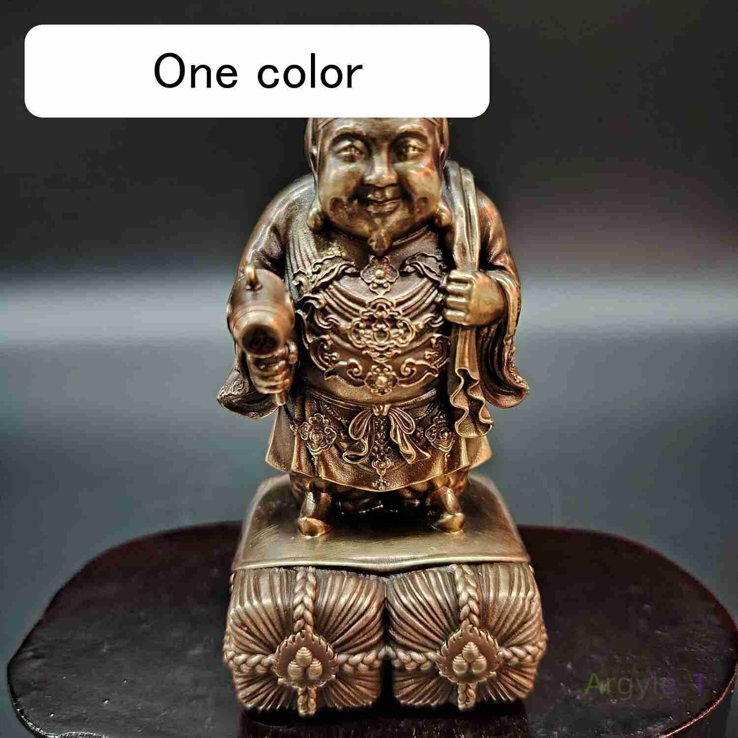 楽天市場】銅器（だいこくてん） 置物 仏像 古美色 高さ10cm 大黒天