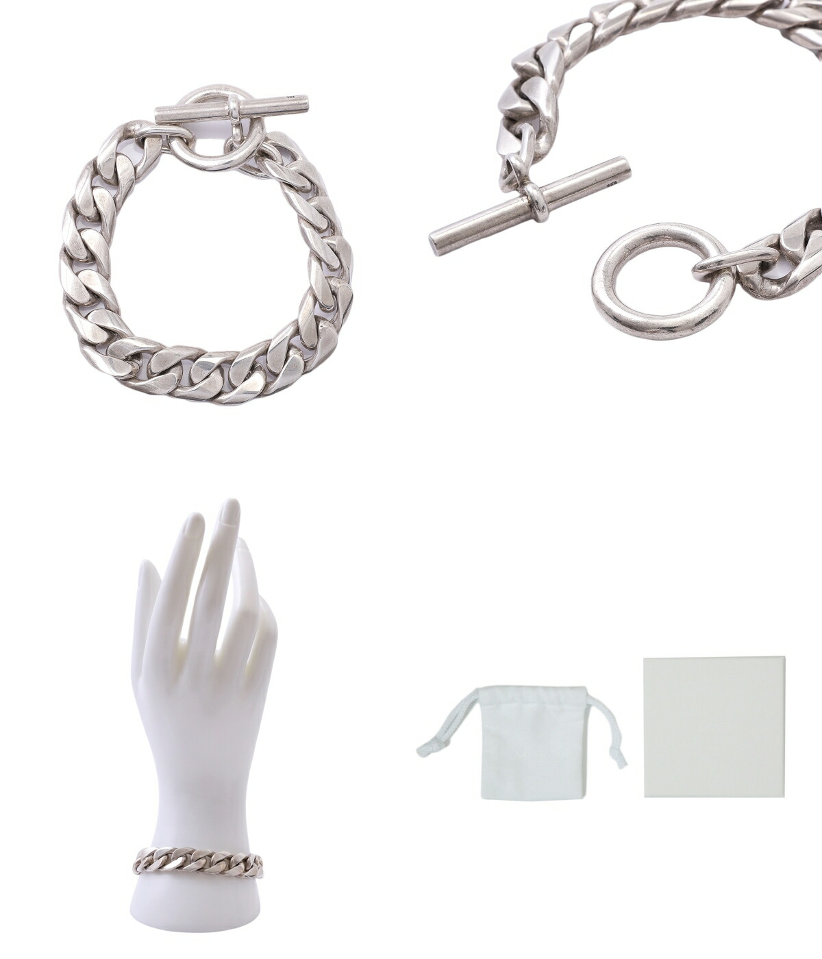 LAVER ブレスレット バングル four コレクション bit chain t bar