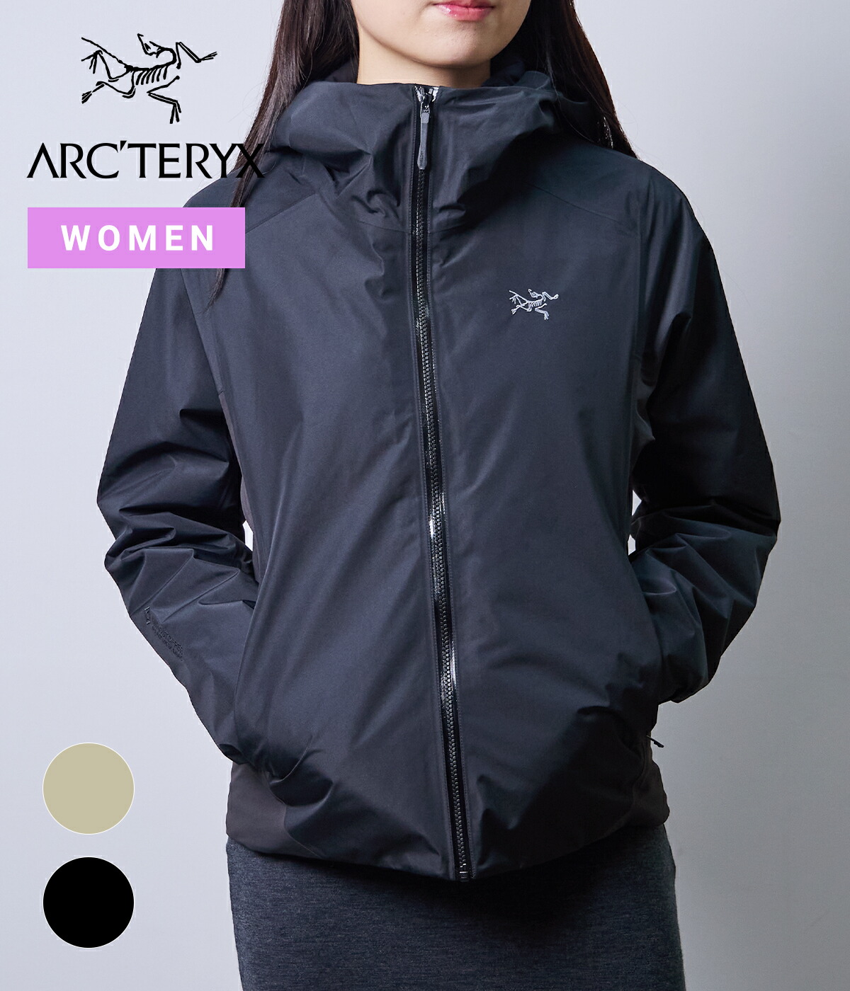 未使用】【好日山荘購入】ARC'TERYX ブラック S レディース 未使用