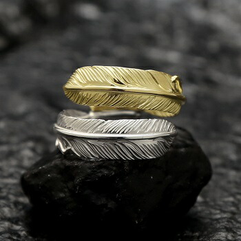 羽根デザイン シルバーリング アリゾナフリーダム 羽根デザイン