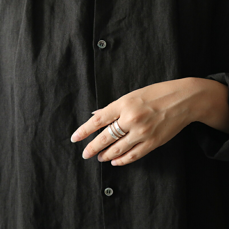 楽天市場】カレンシルバー 3連つなぎ リング Sサイズ 8-11号 Mサイズ11