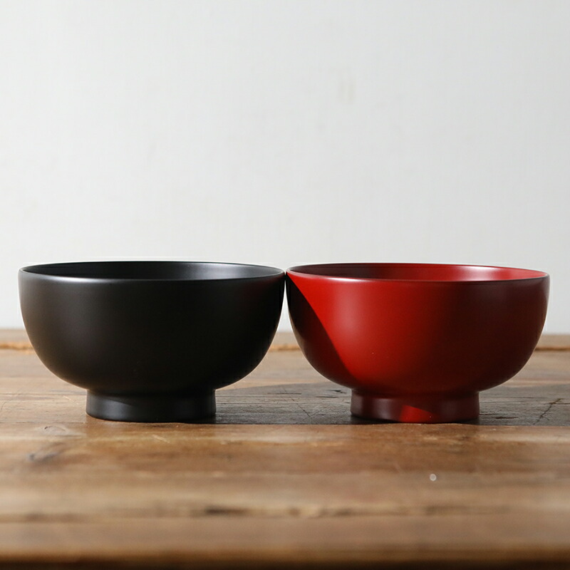 楽天市場】漆琳堂 越前硬漆 一乗椀 4寸 ペアセット 2個入り 朱 赤 黒