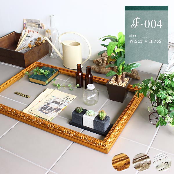 楽天市場】額縁 アート アートフレーム 白 アンティーク風 日本製