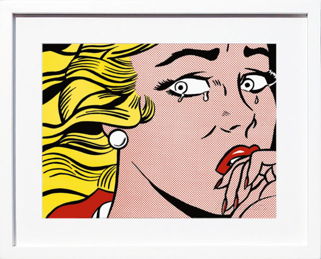 美品】ロイ・リキテンスタイン：額入りポップアートプリント 楽天市場