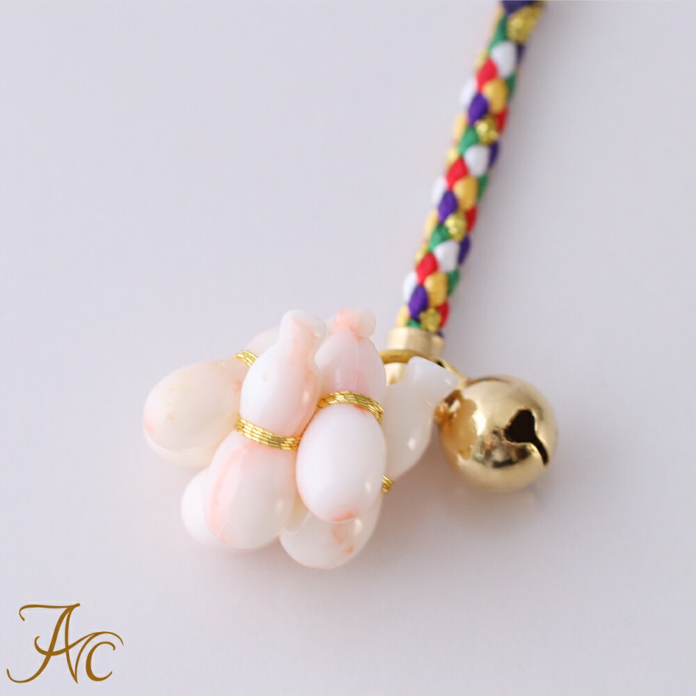 楽天市場】≪あす楽対応≫ ピンク珊瑚＜六瓢＞根付 かわいい 縁起物