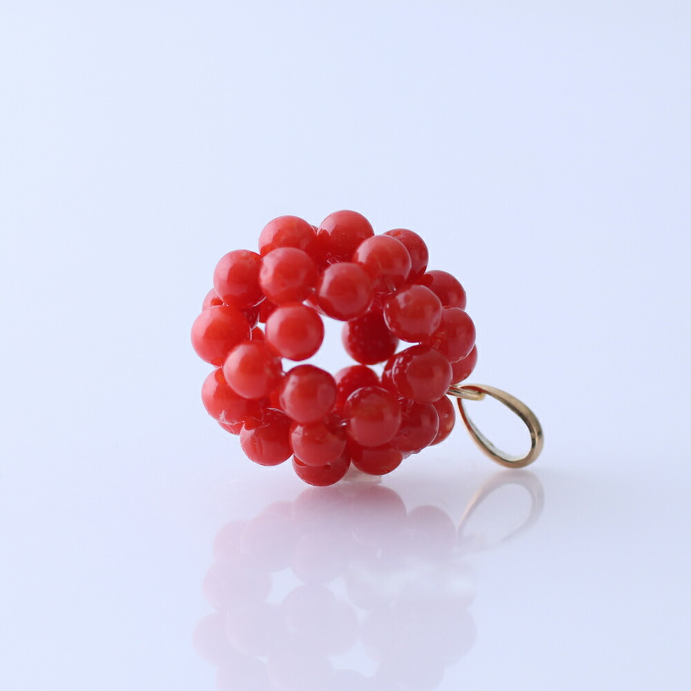 楽天市場】≪1年保証付き≫ 地中海産赤珊瑚あ・み・あ・みK18