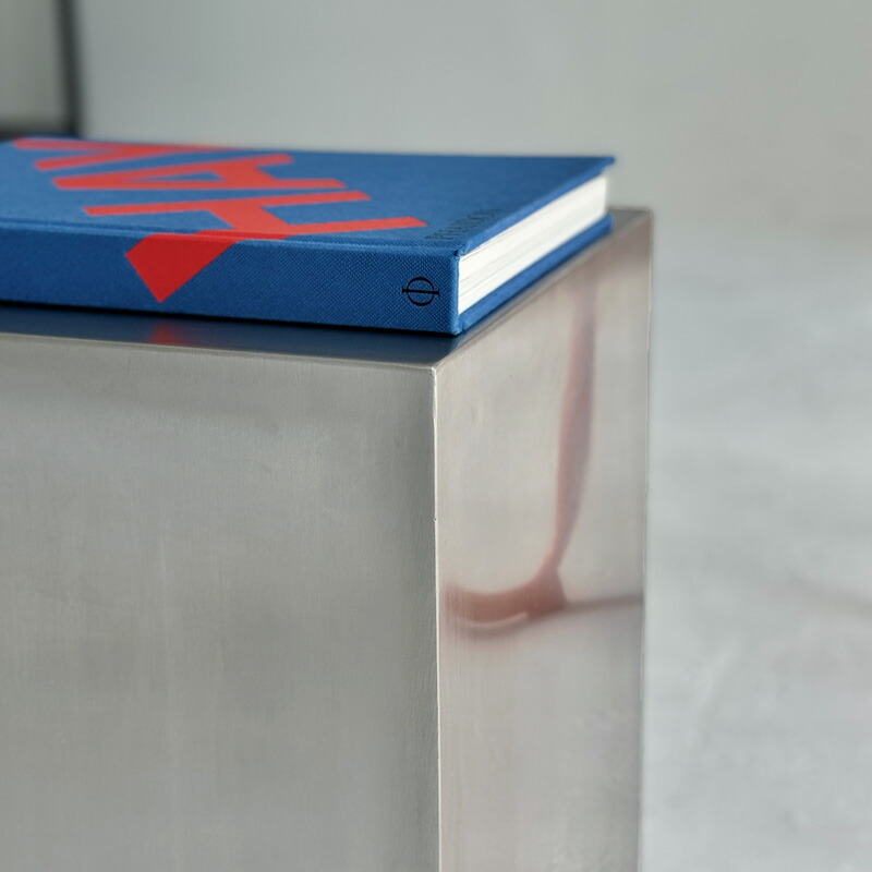 楽天市場】ステンレス スクエア サイドテーブル スツール H40 W30【ART