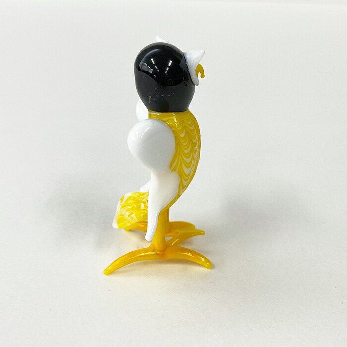 ムラーノガラス ヴィンテージ フクロウ置物 ムラーノガラス