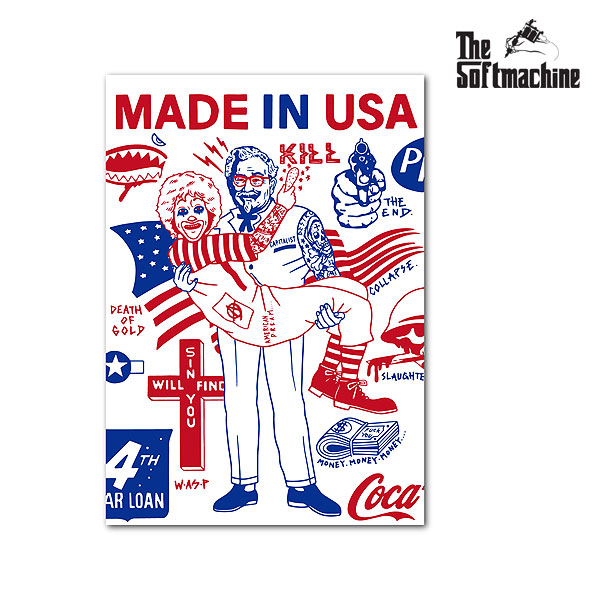 楽天市場】SOFTMACHINE ソフトマシーン USA POSTER(POSTER) メンズ