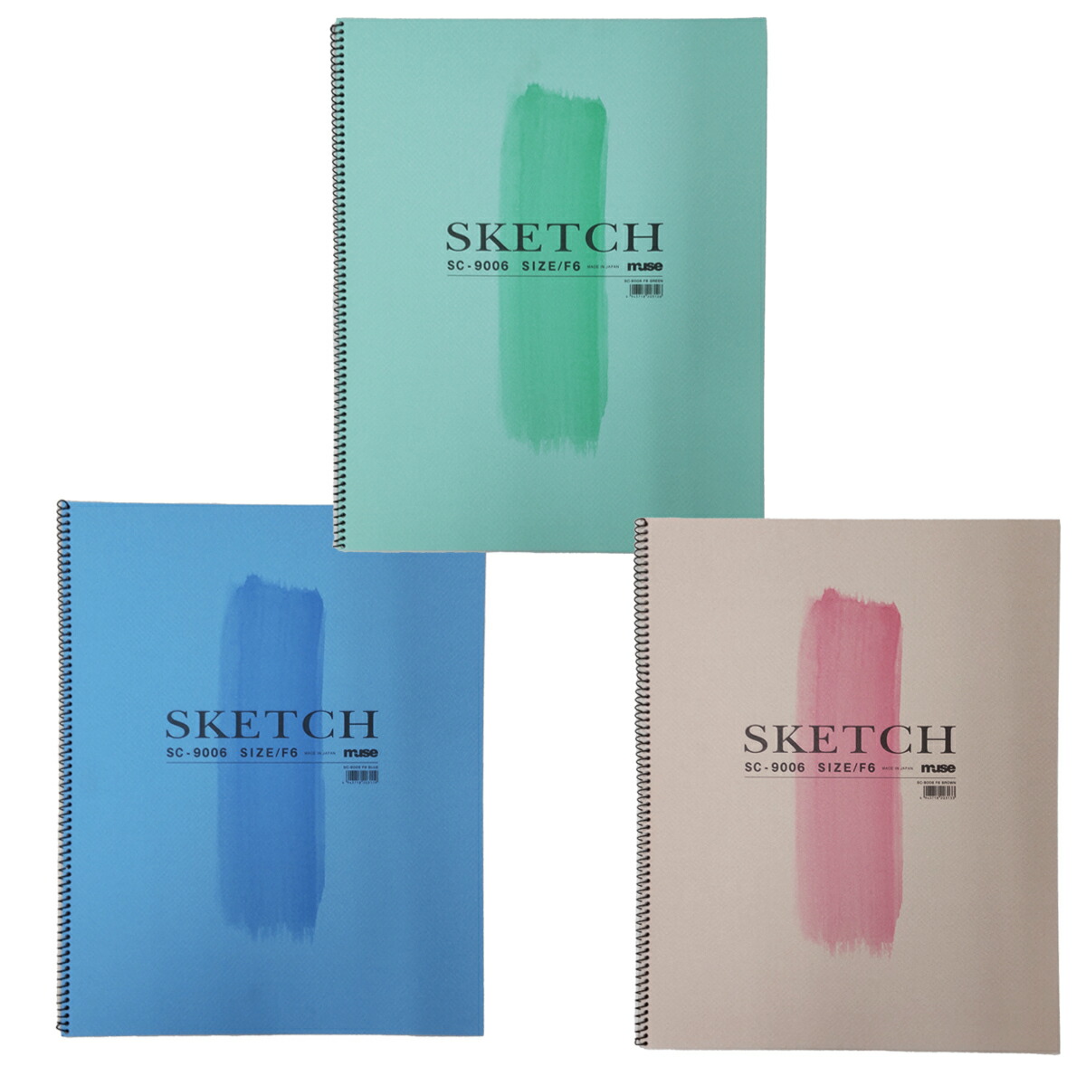 楽天市場】ミューズ SC ブック スケッチブック F6 17枚 サンフラワーA