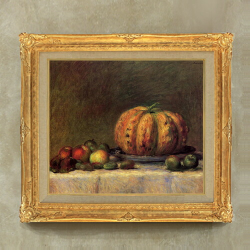 絵画 インテリア 額付(黒) 油絵 uF6-061203 静物 果物 ぶどう 絵画