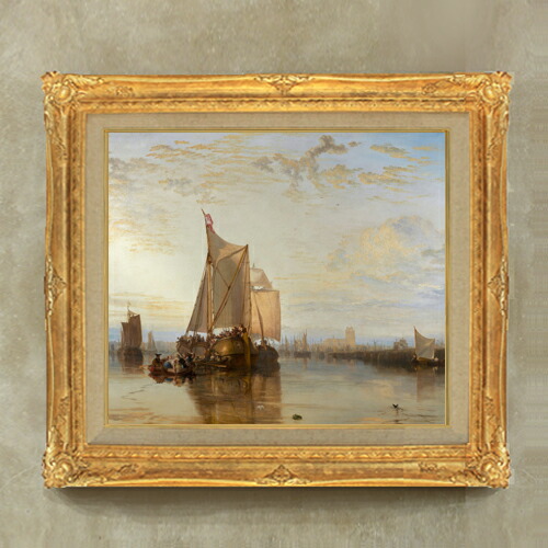 絵画 インテリア 額付(銀) 油絵 uF6-060203 静物 カップとレモン 絵画