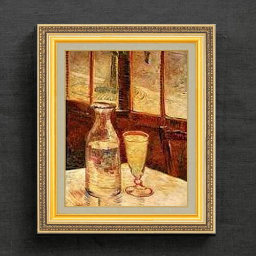 模写】絵画/水森亜土/抽象画/静物画/油彩画/現代アート/モダンアート/額縁1