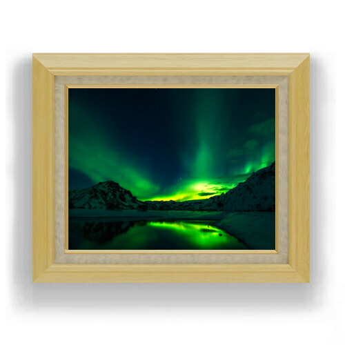 楽天市場】【油絵 直筆仕上げ】北極のオーロラ、ノーザンライツ F6