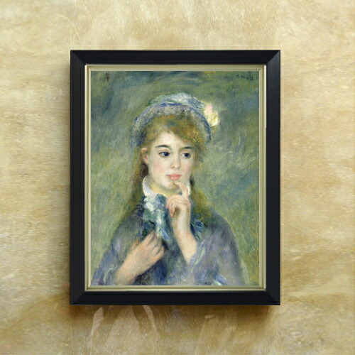 楽天市場】【油絵 直筆仕上げ】ルノワール 若い娘の肖像 F6 【シンプル