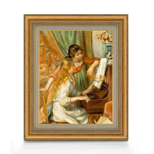 楽天市場】＊ ルノワール 「じょうろを持つ少女」 キャンバスに