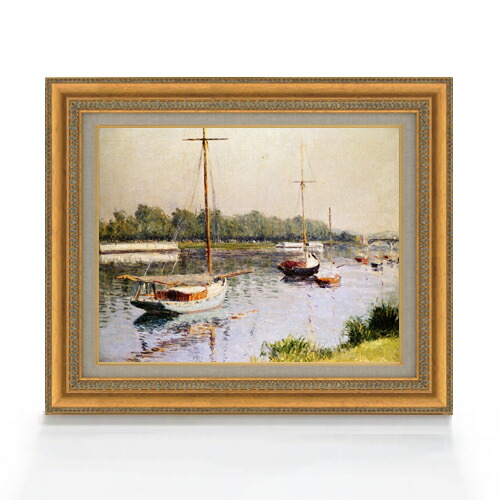 ヨーロッパの港油絵自然風景画 約40cm x 50cm 寝室飾り用絵画