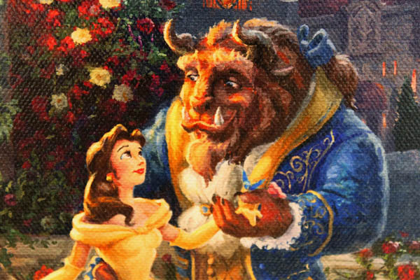 美女と野獣 タペストリー WDW