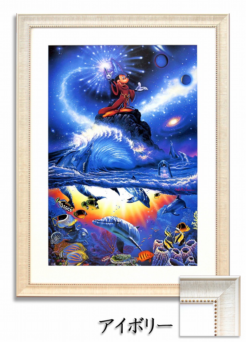 楽天市場】ラッセン ディズニー アートポスター「ミッキーマウス