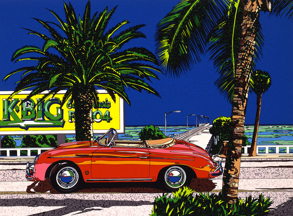 楽天市場】「南カリフォルニアの休日2」□鈴木英人-版画（額装版画