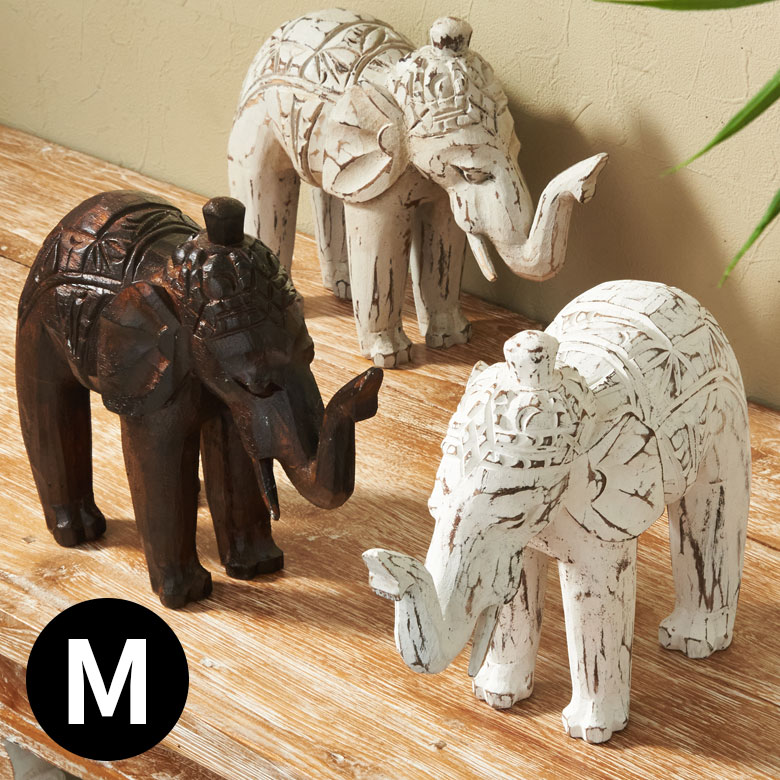 楽天市場】象 木彫りの通販