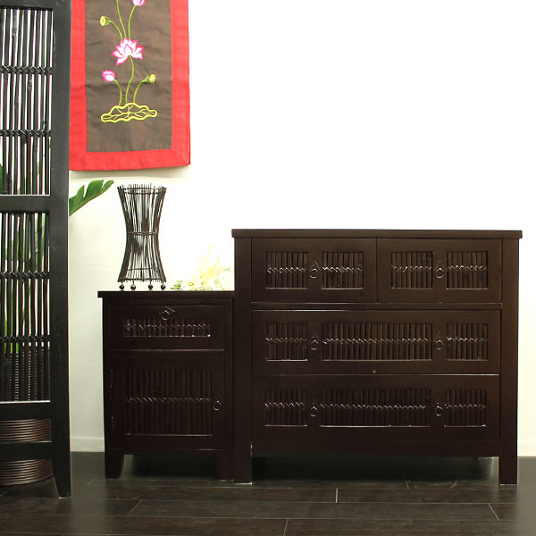 アジアン家具 バリ島 バンブーチェスト ② アジアン家具 棚