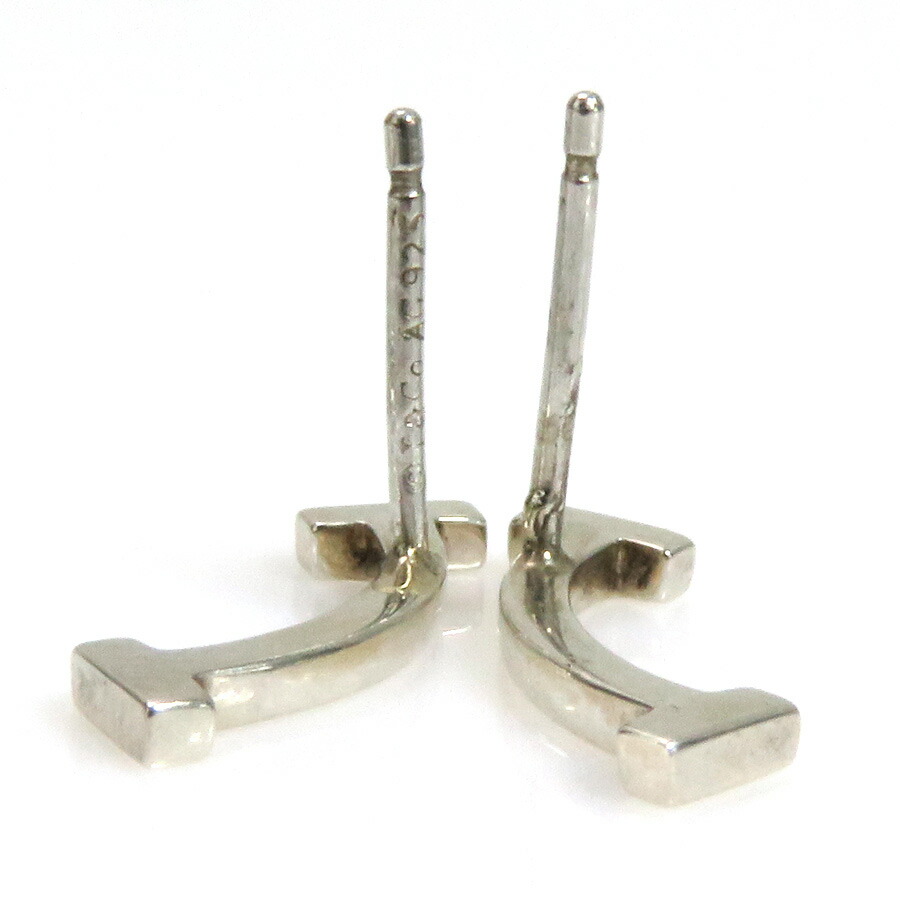 楽天市場】ティファニー ピアス Tスマイル ピアス シルバー Ag925