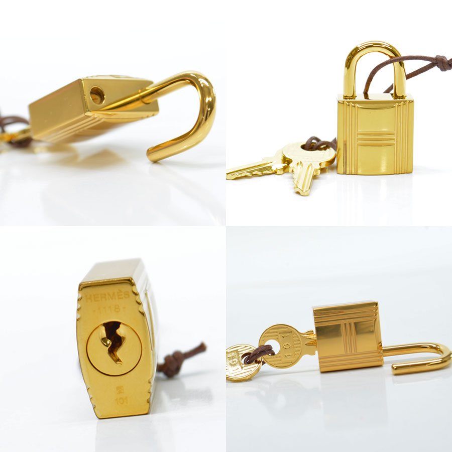 楽天市場】【美品】エルメス HERMES カデナ キー ゴールド 金属素材