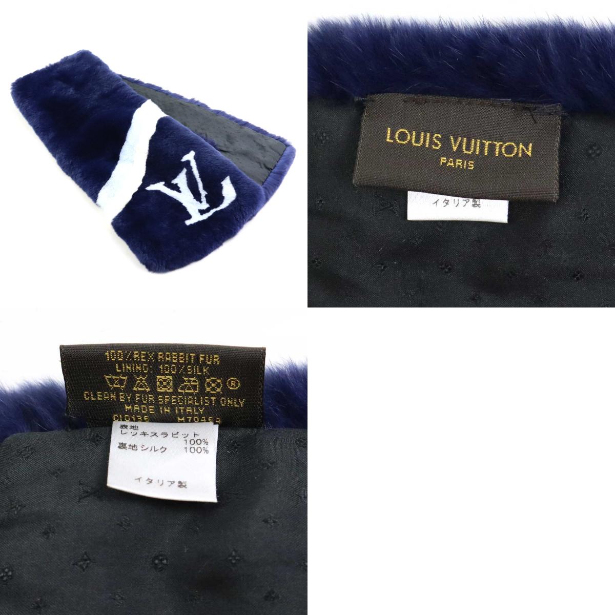 楽天市場】ルイ ヴィトン LOUIS VUITTON マフラー ティペット