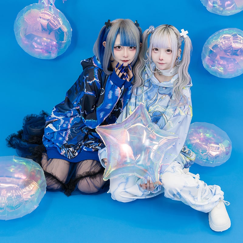 楽天市場】メンダコサイバー パーカー 長袖 原宿 原宿系 ファッション