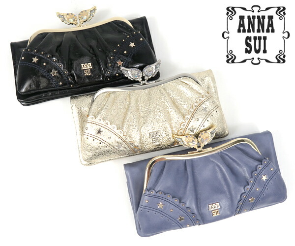 楽天市場】☆アナスイ 財布[ANNA SUI] ニケ 口金長財布[316520]【 バラ