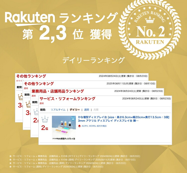 三色組み合わせ階段円柱型ディスプレイ台 直径40cm高さ98 陳列台 展示