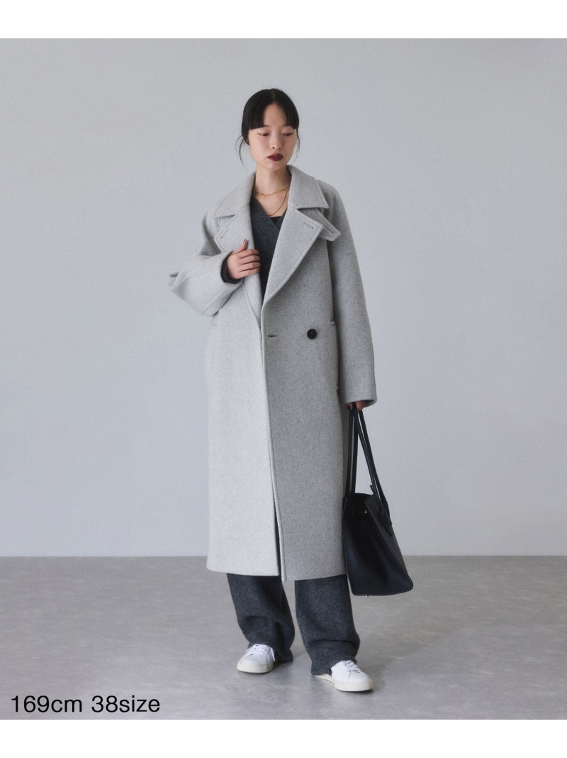 楽天市場】ウールボンディングラグランロングコート ADAM ET ROPE