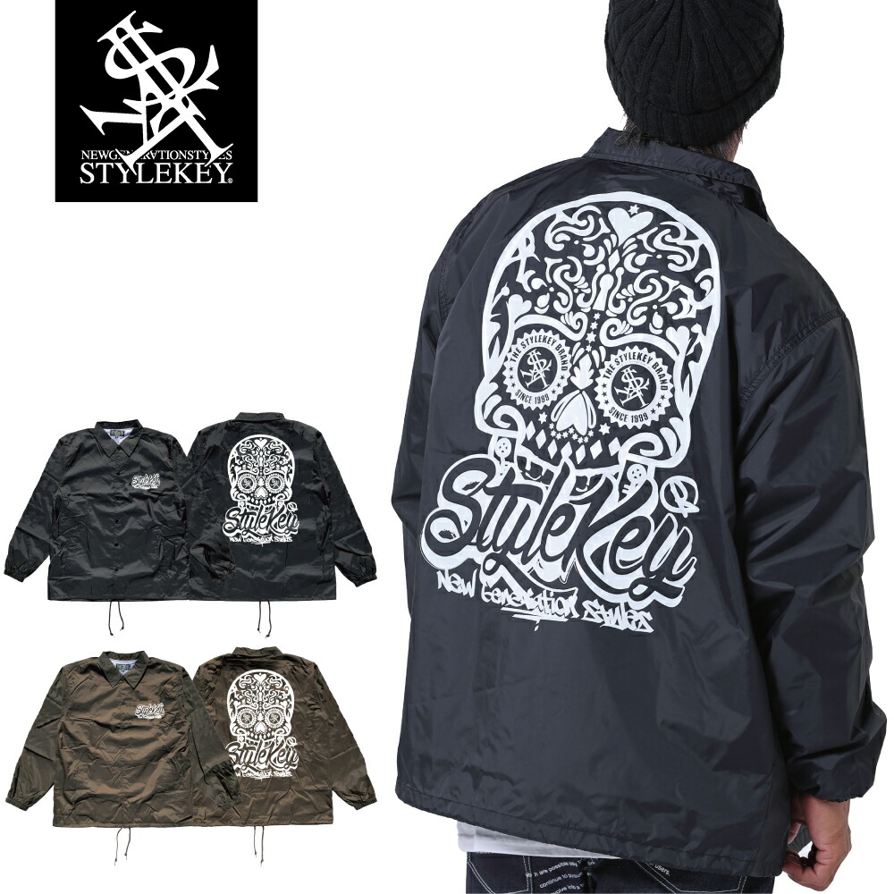 楽天市場】STYLEKEY(スタイルキー) コーチジャケット SKULL PIERROT