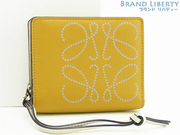 楽天市場】【超美品】ロエベ LOEWE アナグラム コンパクト ジップ