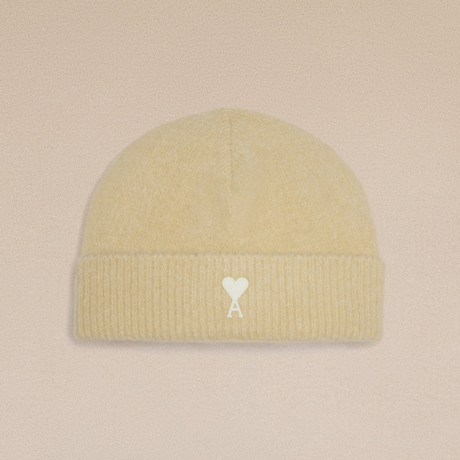 ami paris ベージュ ビーニー ニット帽 アミパリス AMI PARIS KNIT HAT