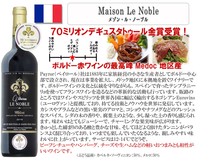 楽天市場】格上ボルドー右岸左岸飲み比べ 6本セット ワイン セット