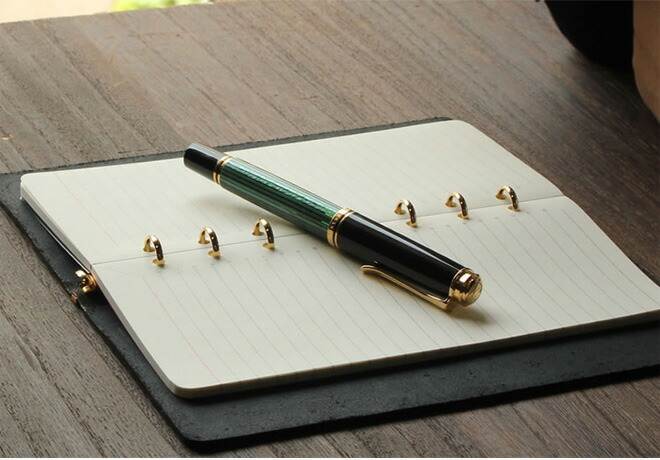 楽天市場】名入れ 無料 万年筆【インク＆本革ペンケース付き】ペリカン