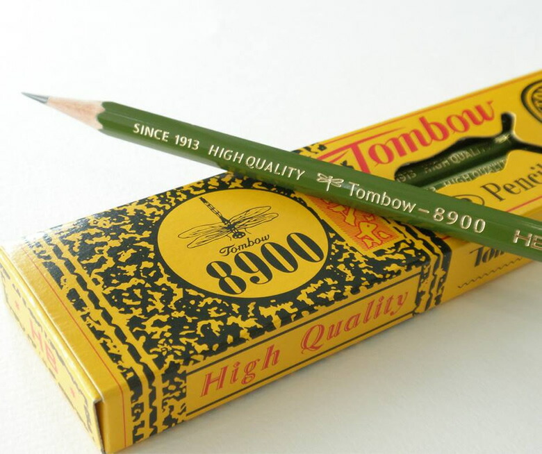 楽天市場】【硬度：2H〜2B】トンボ鉛筆／事務・学習用鉛筆 8900 六角 1