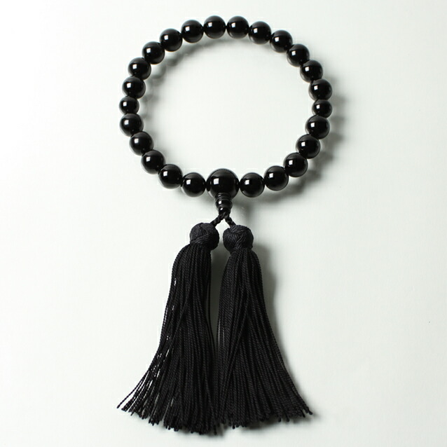 楽天市場】数珠 念珠セット 男性用 女性用 各1本の 数珠セット 黒