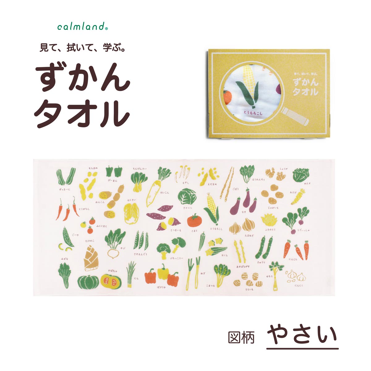 楽天市場】見て 拭いて 学ぶ 知育 タオル 「 ずかんタオル 」 ミニバス