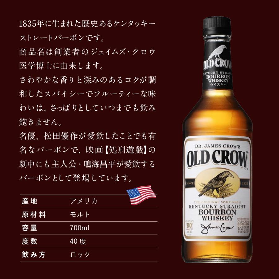 楽天市場】名入れ 酒 ウイスキー オールドクロウ 700ml 好きな写真で