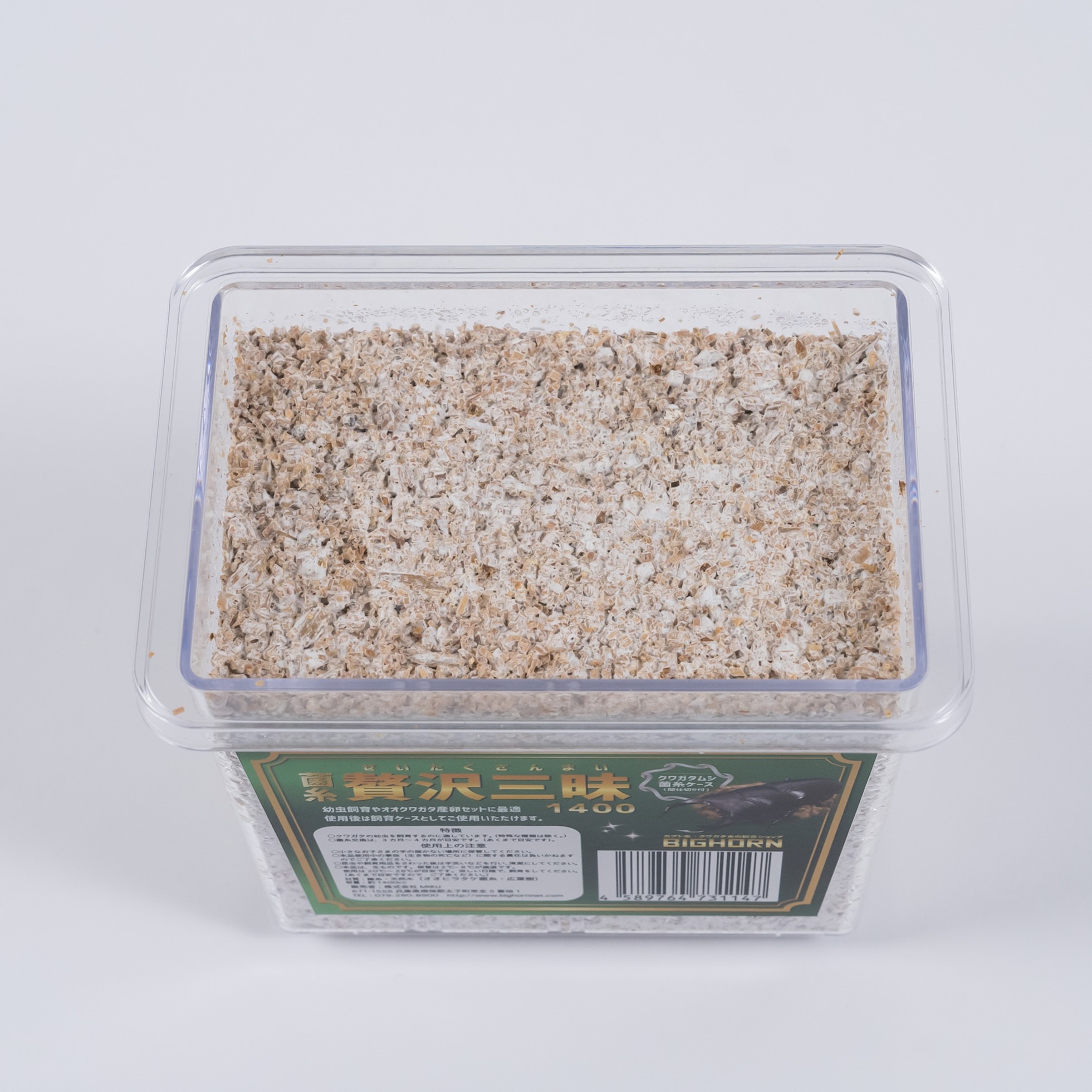 楽天市場】BIG HORN 菌糸 贅沢三昧 600CC 手詰め 広葉樹 国産 菌糸ビン