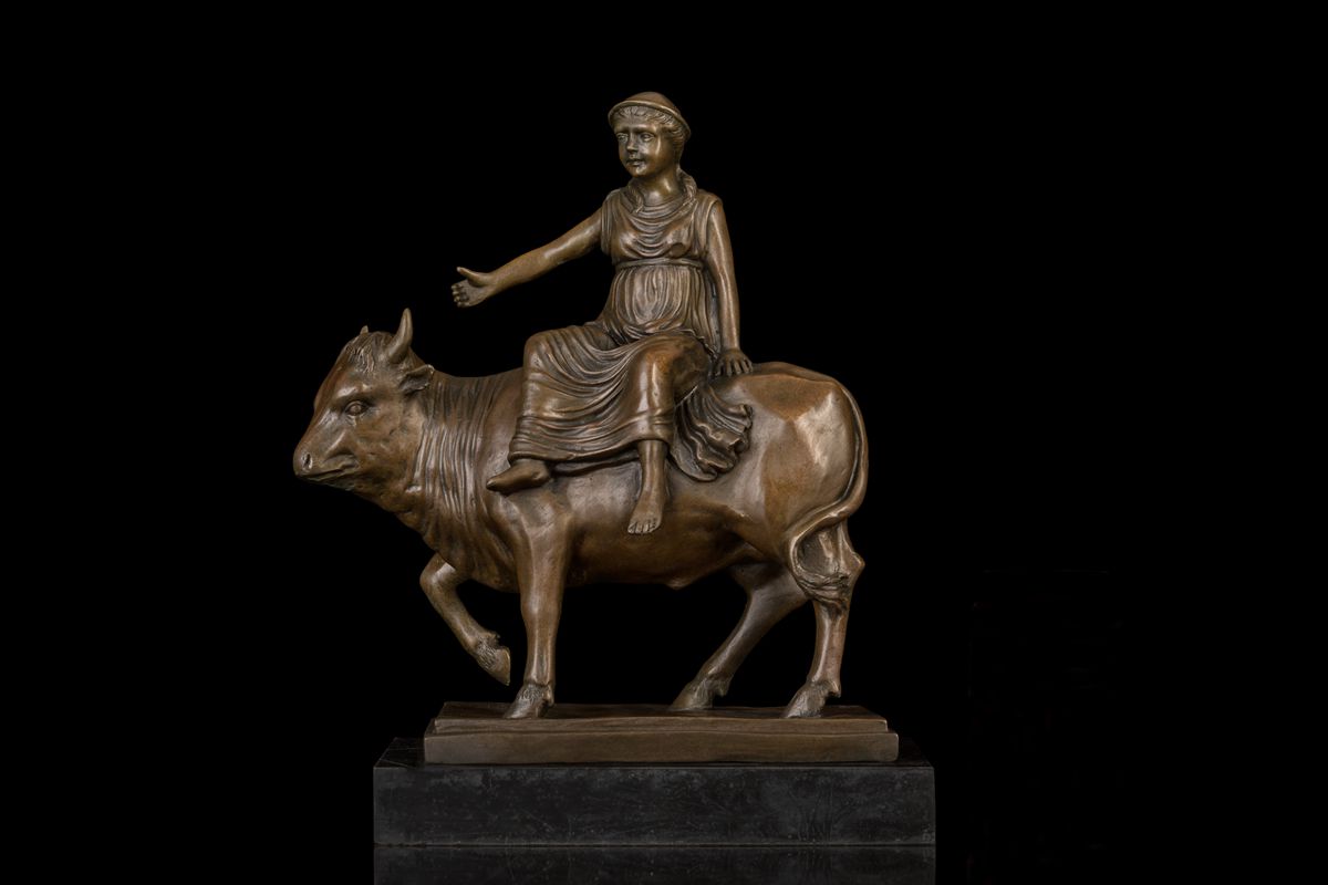 楽天市場】ブロンズ 像 牛の通販