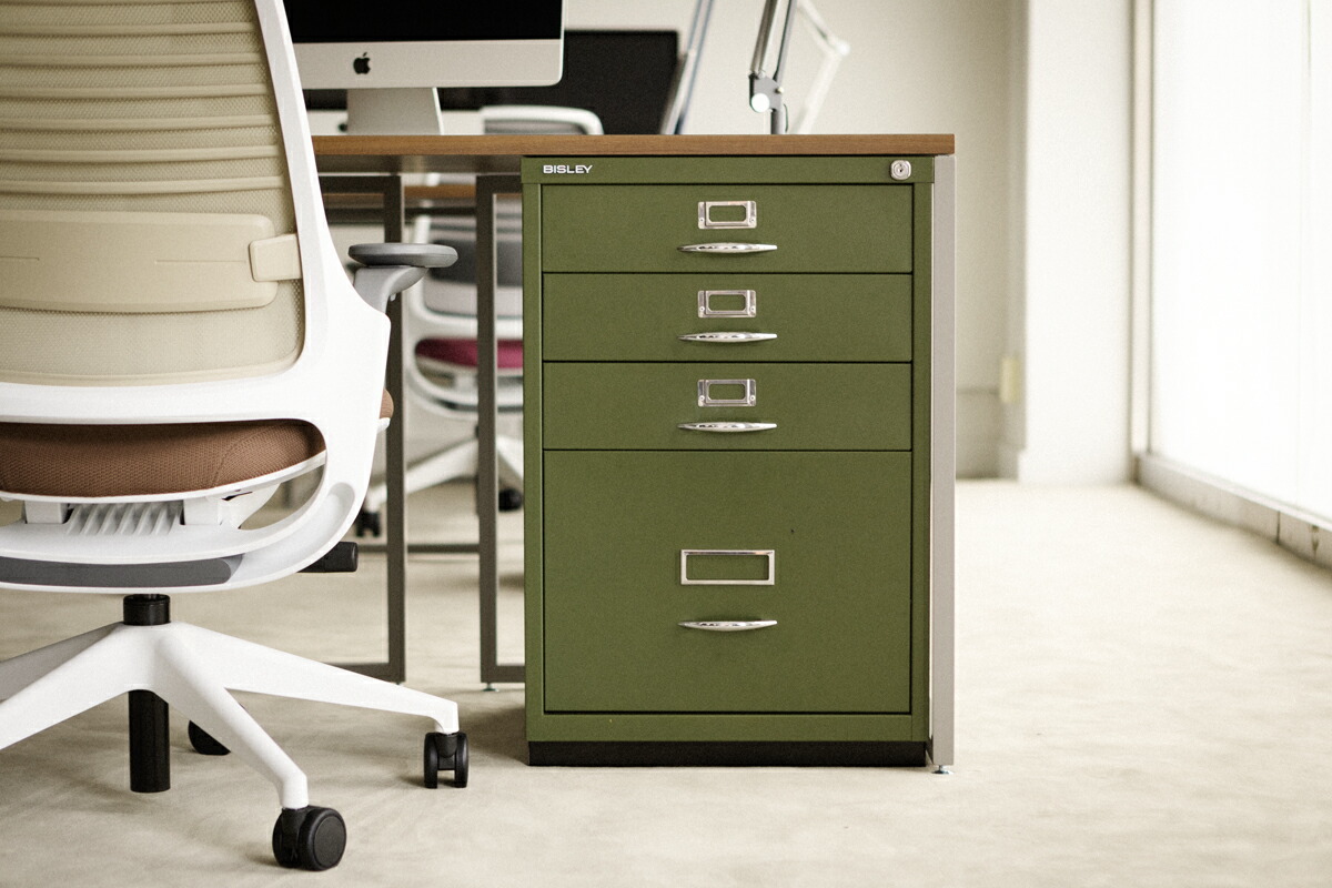 楽天市場】[日本正規代理店] BISLEY 1F3 カギ付 ビスレー 引き出し 4段