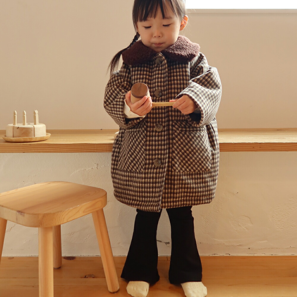 楽天市場】Bonoチェックコート Bisque びすく 韓国子供服 ビスク 秋 冬