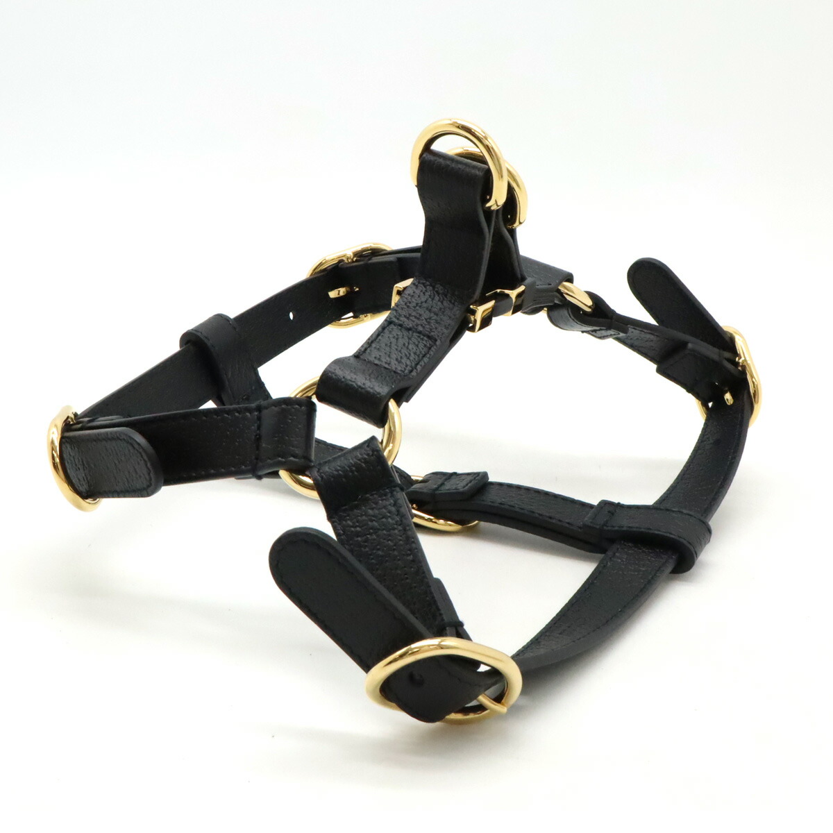 楽天市場】GUCCI グッチ ペット ハーネス 犬 胴輪 レザー ブラック 黒