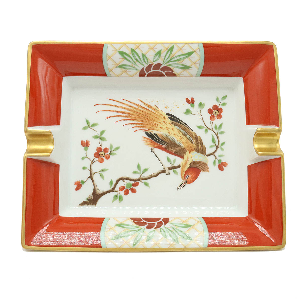楽天市場】HERMES エルメス アッシュトレイ 灰皿 鳥柄 バード モチーフ